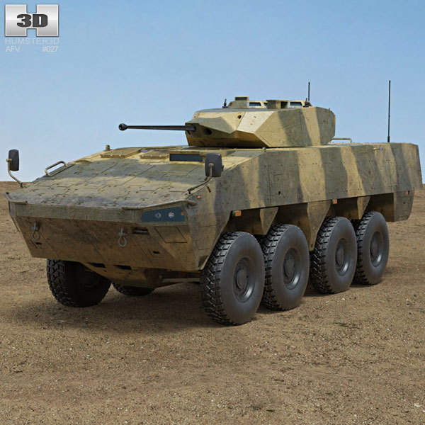 Patria AMV 3D-Modell