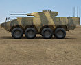 AMV裝甲車 3D模型 侧视图