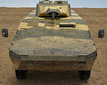 AMV裝甲車 3D模型 正面图