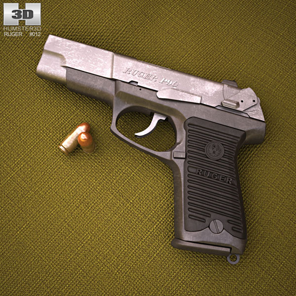 Ruger P90 3D模型