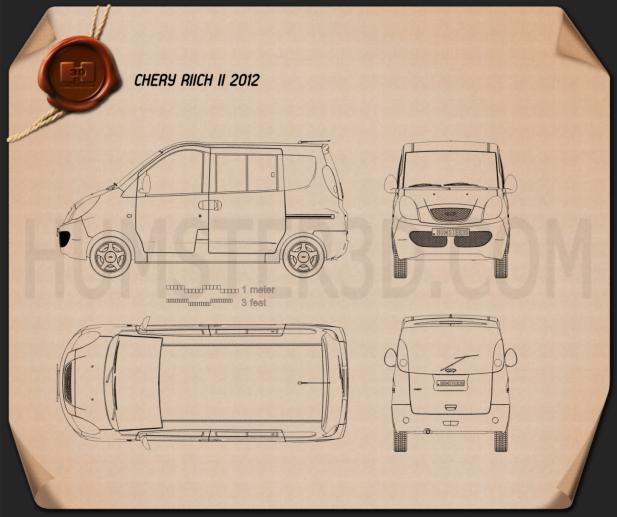 Chery Riich II (S22) 2012 設計図