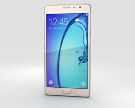 Samsung Galaxy On7 Gold 3D-Modell