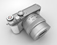 Nikon 1 J5 白い 3Dモデル
