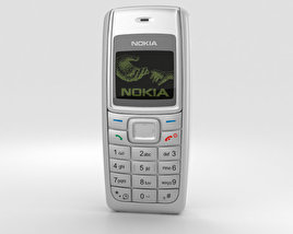 Nokia 1110 White 3D model