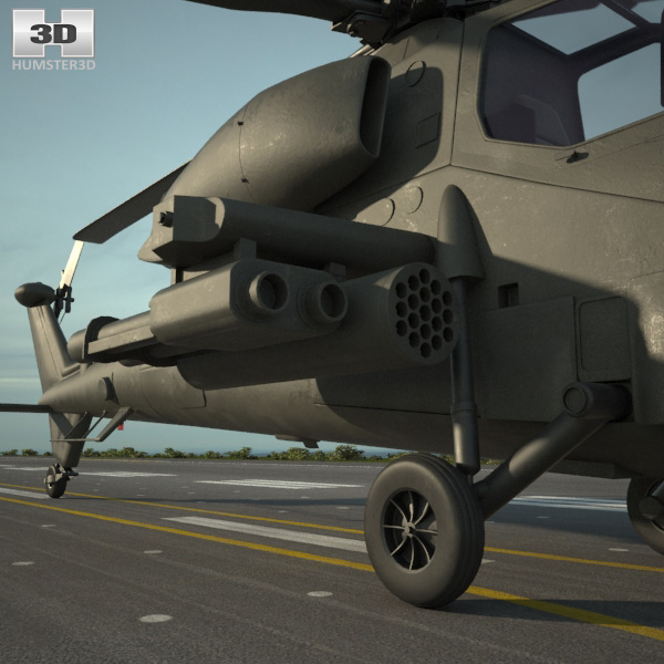 Agusta A129 Mangusta 3d Model - Aircraft On Hum3d