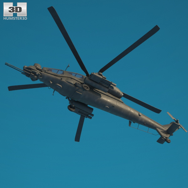 Agusta A129 Mangusta 3D model - Aircraft on Hum3D