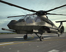 RAH-66卡曼契直升機 3D模型