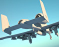 Fairchild Republic A-10 Thunderbolt II 3D模型