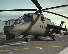 Mil Mi-24 Modèle 3D