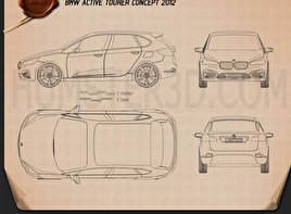 BMW blueprint 3D Models Download - Hum3D BMW blueprint 3D Models Download - Hum3D