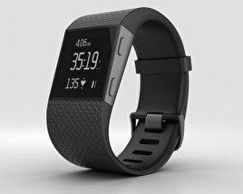 Fitbit Surge Black 3D model