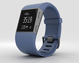 Fitbit Surge Blue 3D模型
