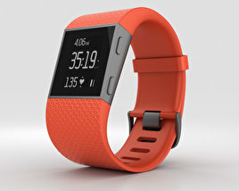 Fitbit Surge Tangerine 3D model