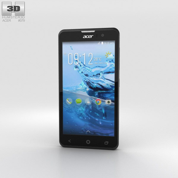 Acer Liquid Z520 Negro Modelo 3D
