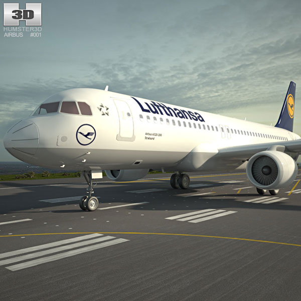 에어버스 A320 3D 모델 