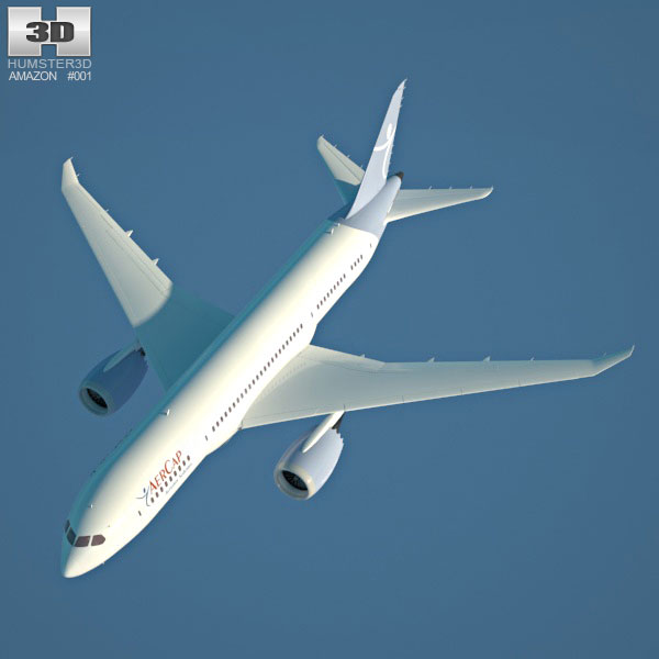 Boeing 787 Dreamliner 3D Model - Aircraft On Hum3D