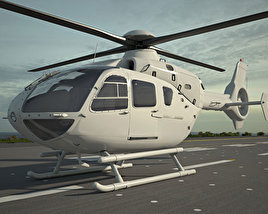 Eurocopter EC135 Modelo 3d