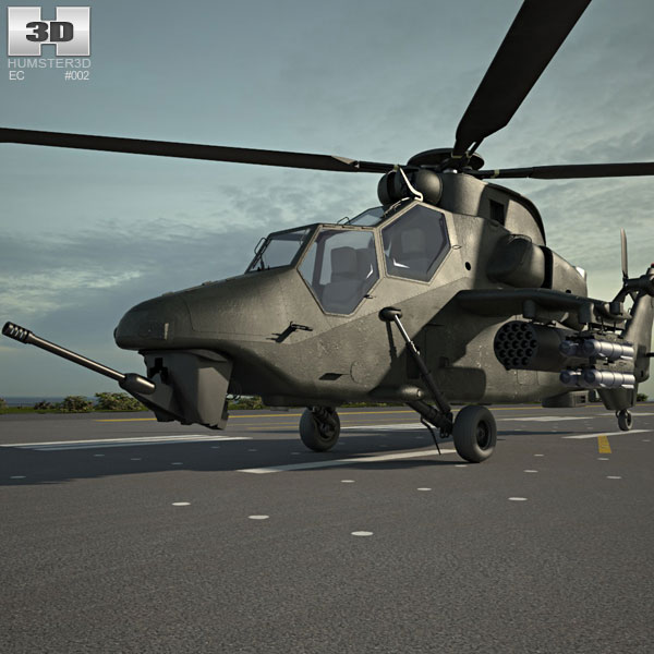 Eurocopter Tiger Modelo 3d
