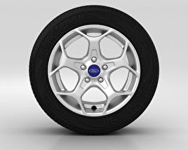 Ford Mondeo Ruota 16 pollici 006 Modello 3D