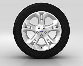 Ford Explorer Jante 18 pouces 001 Modèle 3D