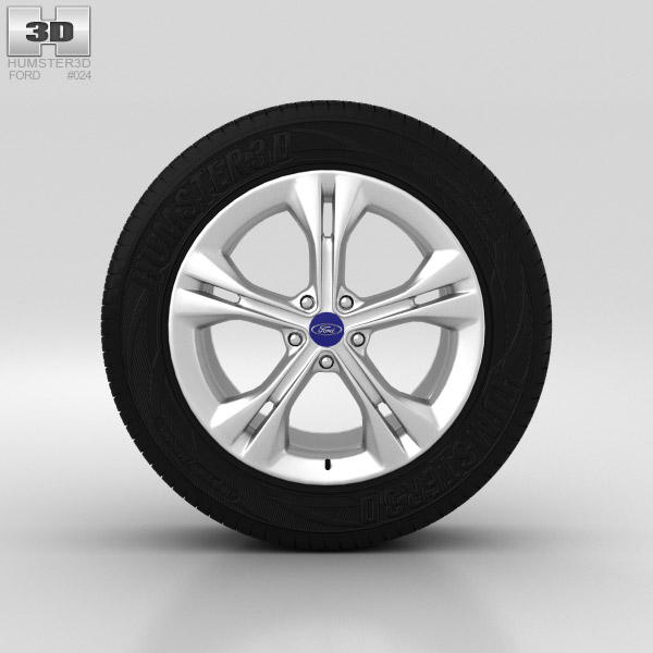Ford Mondeo Wheel 17 inch 001 3D model