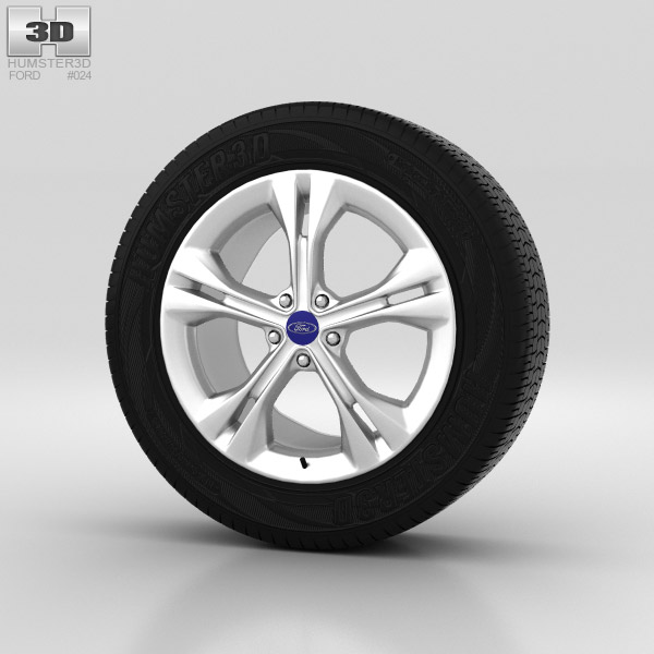Ford Mondeo Wheel 17 inch 001 3d model