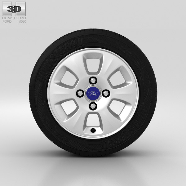 Ford Fiesta Wheel 14 inch 002 3d model
