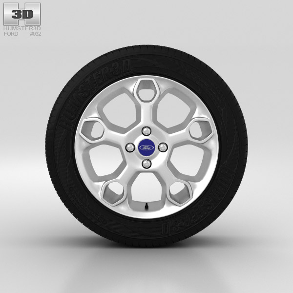 Ford Fiesta Wheel 15 inch 002 3D model