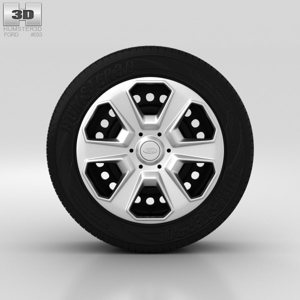 Ford Fiesta Wheel 15 inch 003 3D model