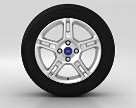 Ford Fiesta 휠 16인치 001 3D 모델 