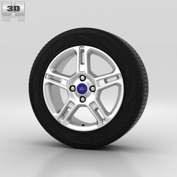 Ford Fiesta Rad 16 Zoll 001 3D-Modell