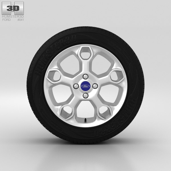 Ford Fiesta Wheel 17 inch 001 3D model