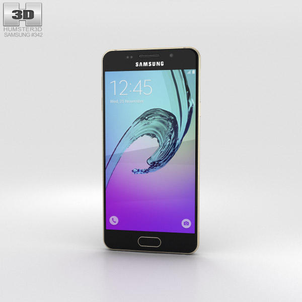 Samsung Galaxy A3 (2016) Gold Modelo 3D
