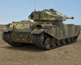 Centurion Tank 3d model back view