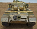 Centurion Panzer 3D-Modell Vorderansicht