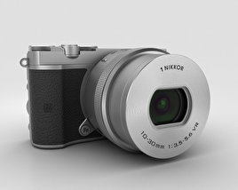 Nikon 1 J5 Silver 3D 모델 
