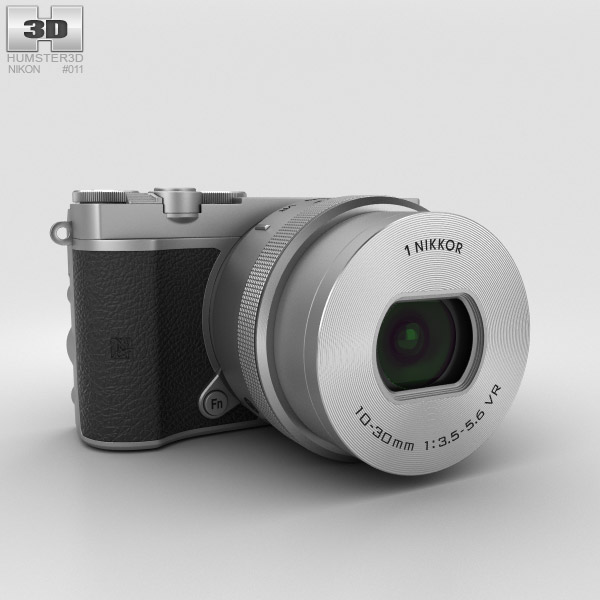 Nikon 1 J5 Silver 3D model