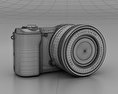 Sony Alpha A5000 Preto Modelo 3d