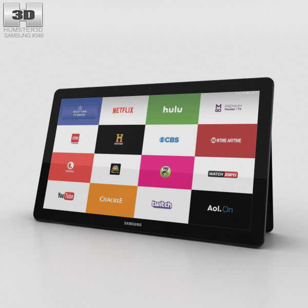 Samsung Galaxy View Black 3D model