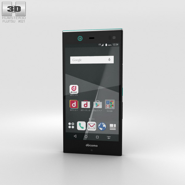 Fujitsu Arrows NX F-02H Black 3D model