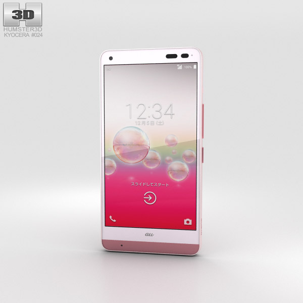 Kyocera Digno Rafre Coral Pink 3D model