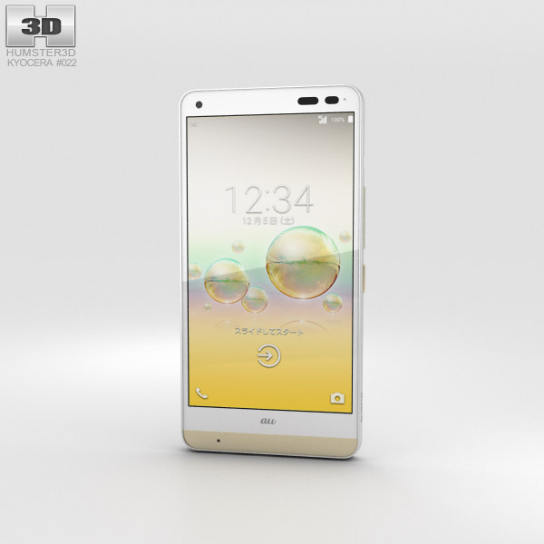 Kyocera Digno Rafre Cashmere White 3D model