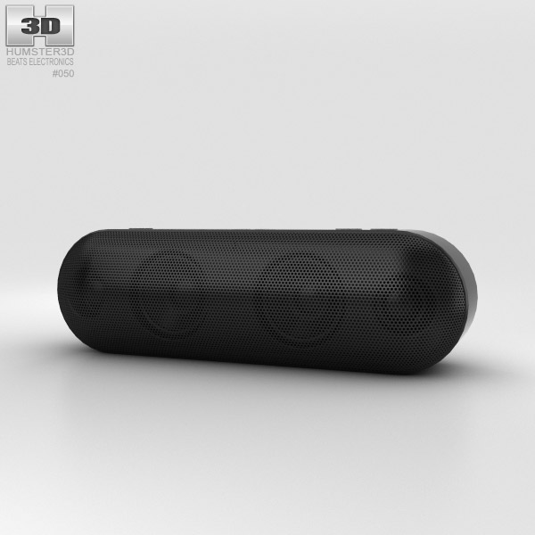 Beats Pill Plus Black 3D model