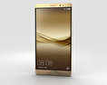 Huawei Mate 8 Champagne Gold 3d model