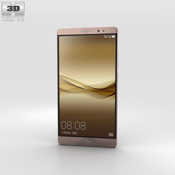 Huawei Mate 8 Mocha Brown 3D model