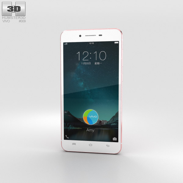 Vivo X6 Plus Rose Gold 3D model