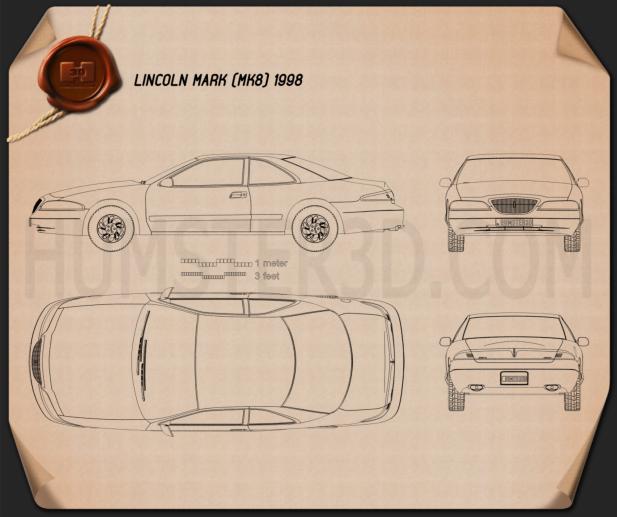 Lincoln Mark 1998 Blueprint