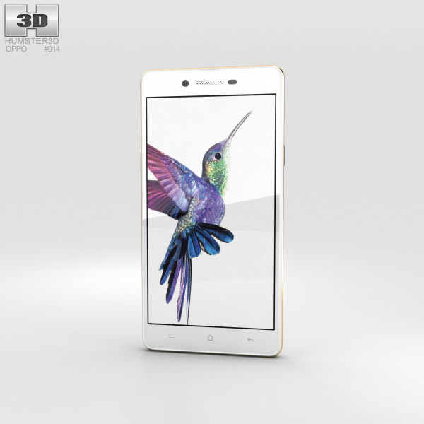 Oppo Neo 7 Blanc Modèle 3D
