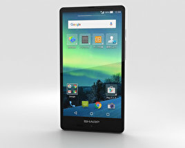 Sharp Aquos SH-M02 White 3D model
