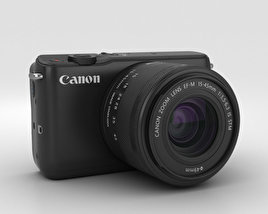 Canon EOS M10 Noir Modèle 3D